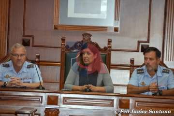 El Ejército del Aire 'aterriza' en la historia de Telde (Foto TA/Francisco Javier Santana)